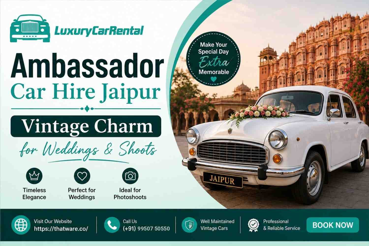 The Ambassador at Indian Weddings: Why the Classic Car Still Wins