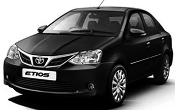 Toyota Etios on rent in Jaipur